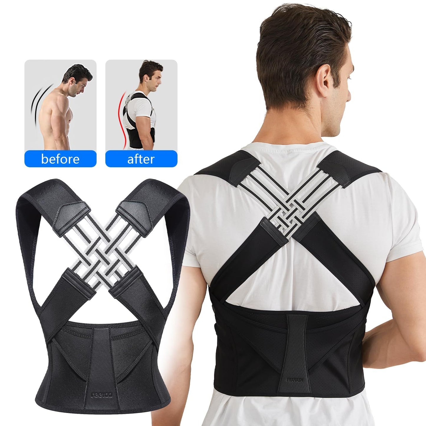 Posture Belt | Back Support & Pain Relief Brace 🦴💪